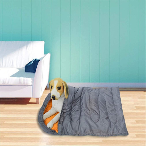 Hundesovepose Udendørs Camping Hundeseng Måtte Tæppe Vandresistent Blødt Fleece Pude Madras 1stk