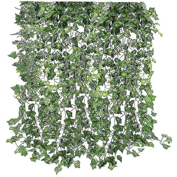 2 m Keinotekoinen Ivy Leaf seinäkiipeilyseppele Home Dcor
