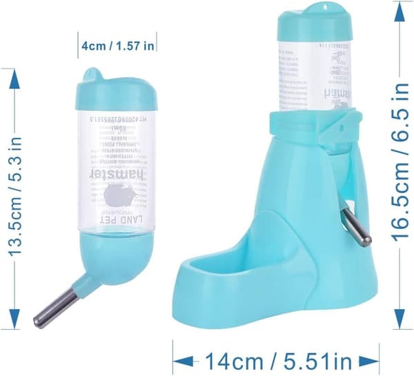 1PC vanddispenser til små dyr, 80ml