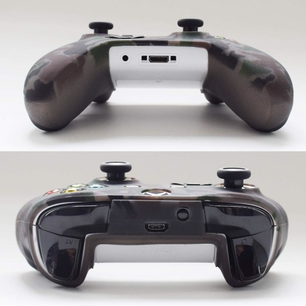 Silikonebeskyttelse til Xbox One-controller - Skridsikker silikonebeskyttelse til Xbox One S/Xbox One X-controller med tommelfingergreb