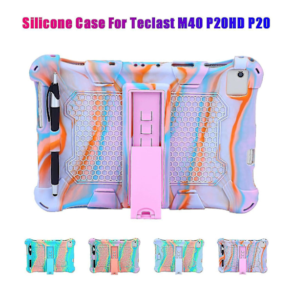 Silikoneetui til M40 P20hd 10,1 tommer tablet etui tablet D med pen til P20hd (lilla)