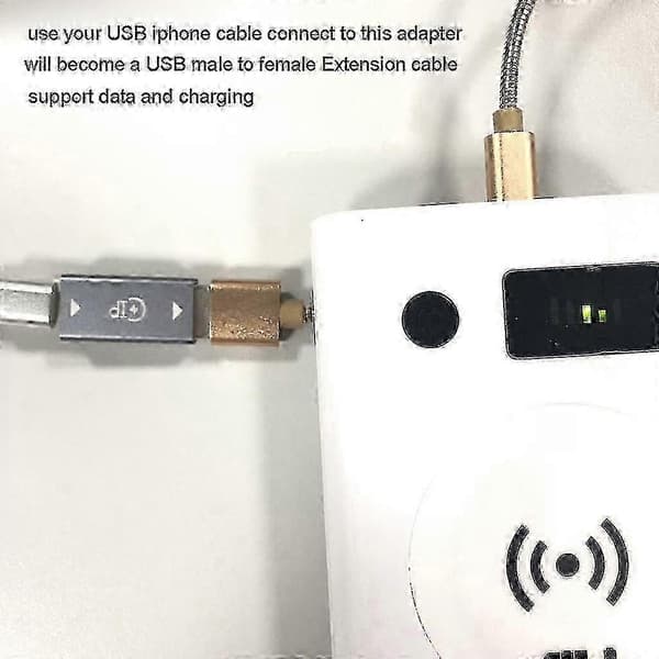Lightning hun til USB 3.0 adapterkonverter til iPhone opladerkabel, flashdrev, kortlæser, lamper, ventilatorer