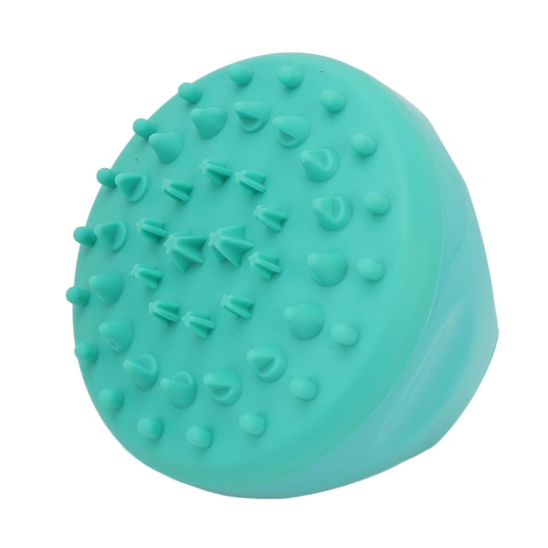 Silikone badebørste Grøn Bærbar silikone brusemassagebørste til rejsekropsskrubning