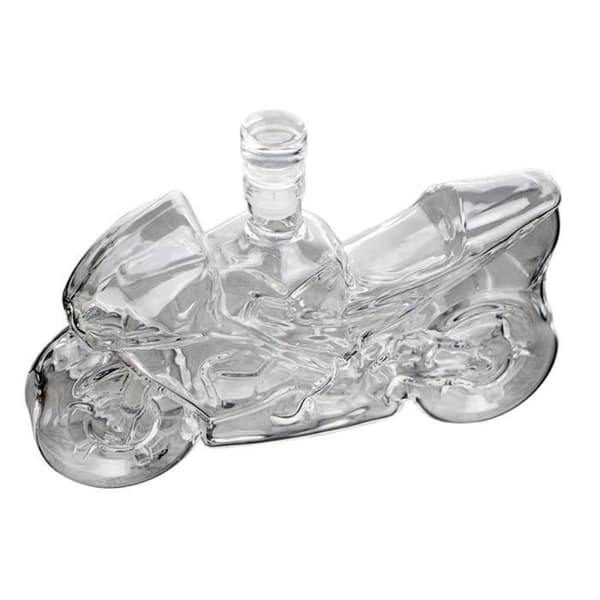 Motorcykelformad karaff för rom, tequila, whisky och vin för hemmet - keeper