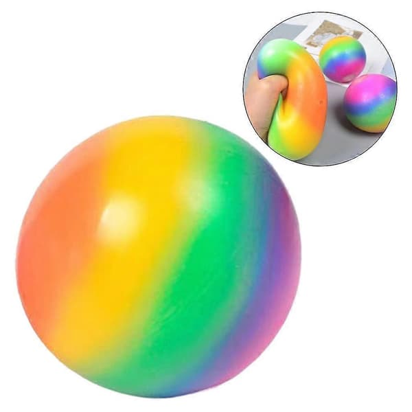 5-6-pak Hånd Fidget Bold Stressaflaster EVA Bold Klemme Sensorisk Legetøj 4,5 cm