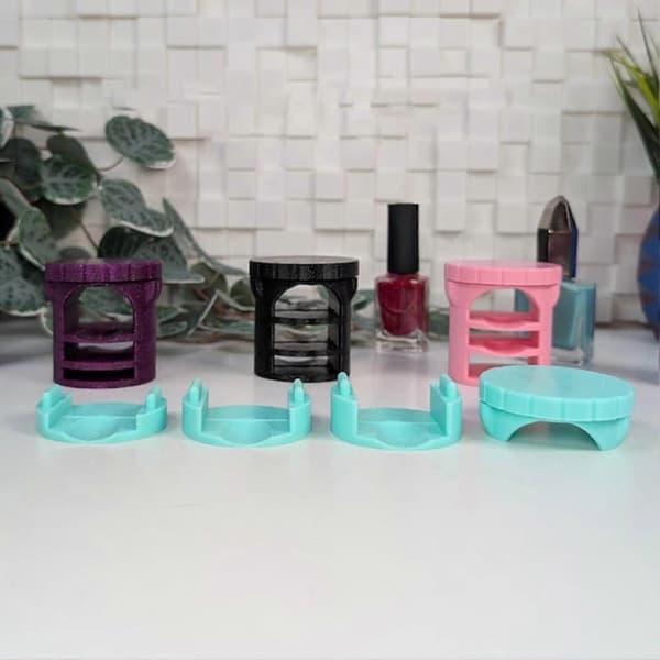 Cat Eyes Magnet Spinner Tool – DIY Glasperleeffekt til Negle – til Hjemmesalon & Pro Light Purple