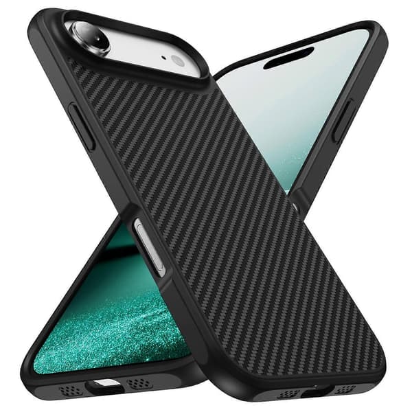 Kolfibertextur Telefonfodral För iPhone 17 Air