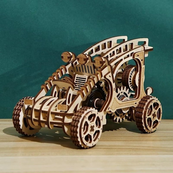 3D Træpuslespil til Voksne, Dune Buggy Træ Mekanisk Model Bilsamlesæt, til Drenge Piger Flot Gave 168 stk.