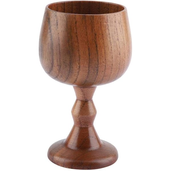 Træ vinglas ølglas service
