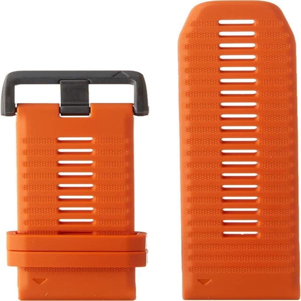 Til Fenix5/6/7/7x/6x/5X Rem 26mm Silikonerem Orange