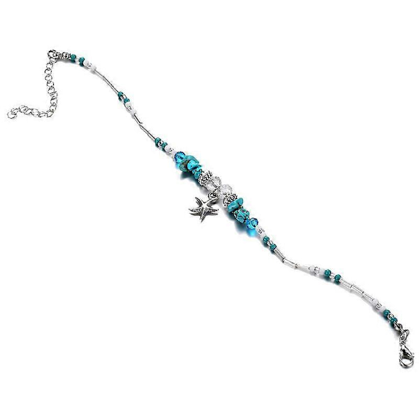 Vattentätt Ankel Stretch Ankelarmband Boho Smycken Strandpresenter