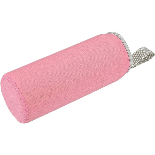 Vesipullon hiha 500ml neopreenikotelo eristetty liukumaton suojalasi pullojen kansi hihnalla viileille tai kuumille juomille, vaaleanpunainen 2 pakkausta Pink
