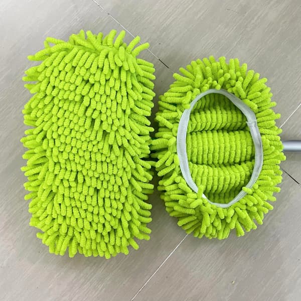 Mikrofiber moppeklude/-puder til Swiffer fejemaskiner og dampmopper, genanvendelige og vaskbare, 4-pak.