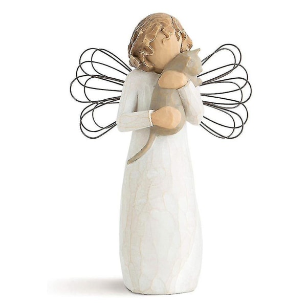 Hjem Ornament Piletræ Ange Familiefigur Angel Figur Statue Decor