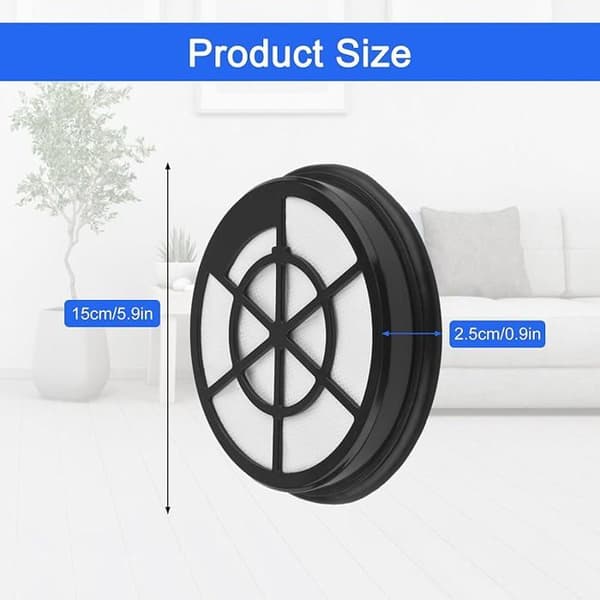 Pakke med 2 udskiftningsfiltre til Bosch Series 2 BGC05A220A, BGC05AAA1, BGC05AAA2, BGS05A220, BGS05A221