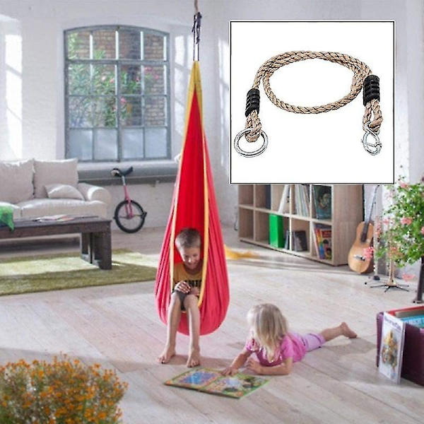 '1 P Ld Tree Swing, Ropes Swing Adjable Ss Tree Swing Kids Adult Hanging Seat