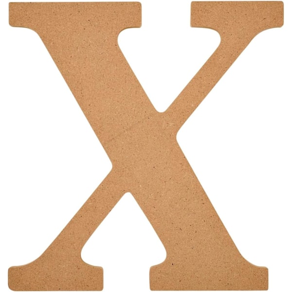 Träbokstav, 8\" träyta perfekt för DIY-konst och hantverksprojekt, 63603, 8 tum X 8 inch