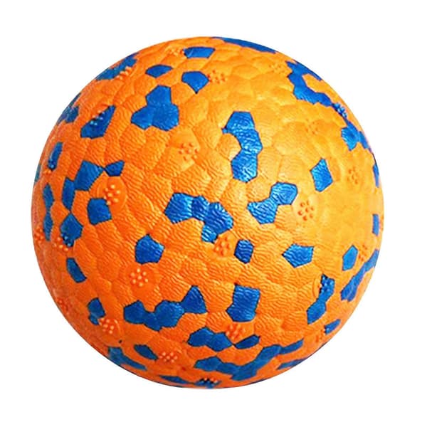 Hundeballleke, svært elastisk, bitebestandig, angstlindrende med unike 3D-utspring for aggressive hunder 2.5inch C