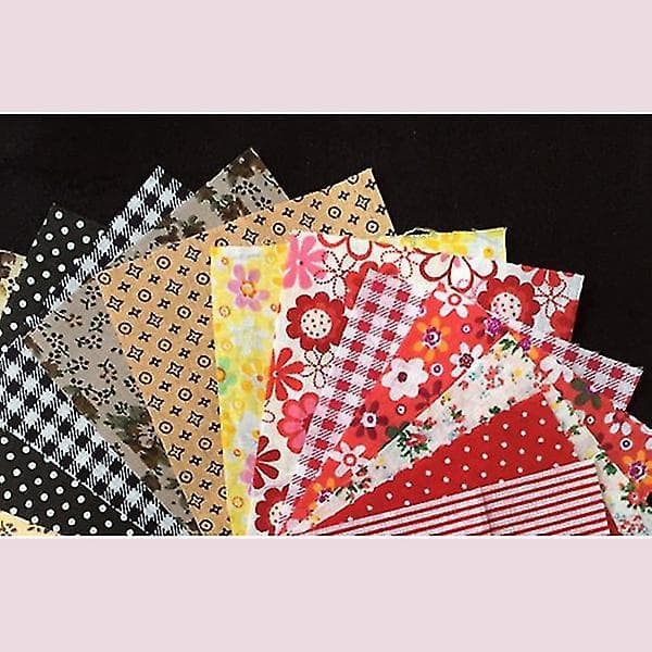 Diy Quilting Patch 60st 10cmx10cm Charm Pack Fa Patch Bundle Fas Tygsömnad