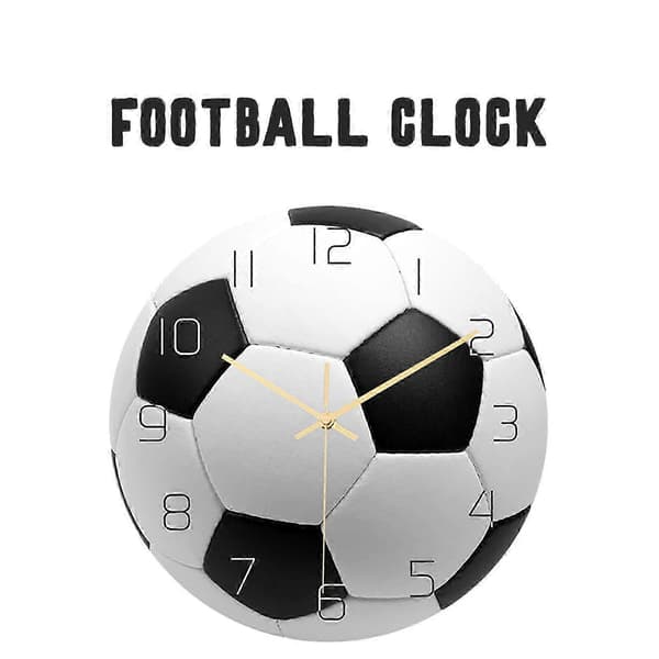 Väckarklocka Fotboll Väggklocka Sovrum Vardagsrum Väckarklocka Presenter till Barn