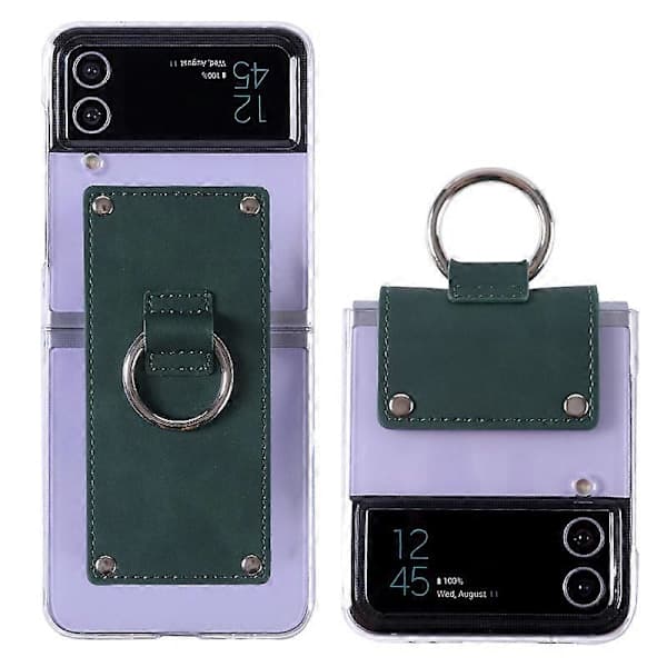 Telefonfodral Ring Spänne För Samsung Galaxy ZFlip4 Telefonfodral Telefonfodral Ring Spänne Plast