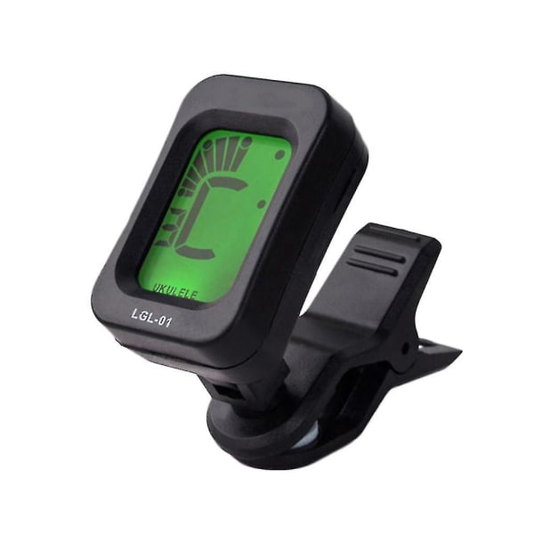 Portable Electric Digital Clip-on Tuner Lcd Screen Clip Tuner For Guitar Violin Ukulele