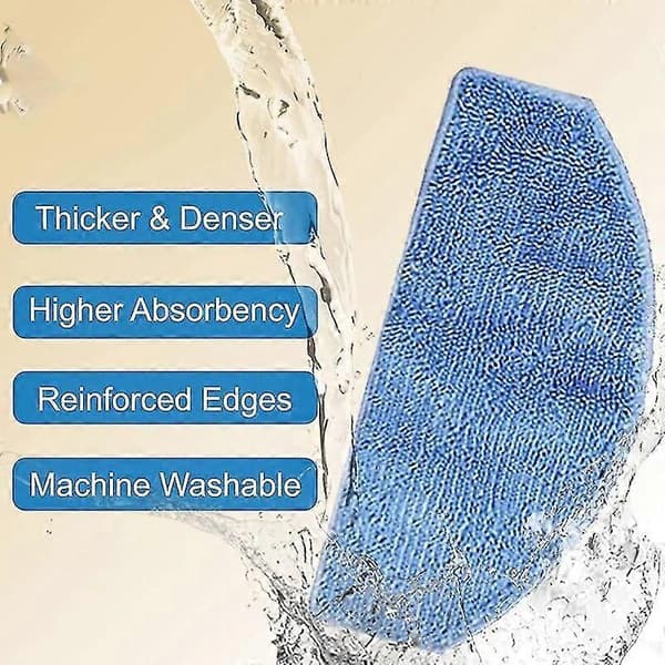 8-delt udskiftningssæt Kompatible Laresar Evol 3 robotstøvsuger udskiftningsreservedele tilbehør moppepude
