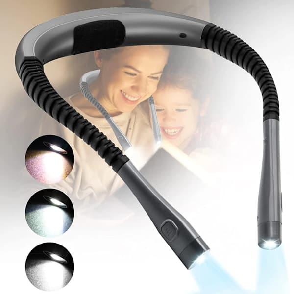 Fleksibel LED-leselampe, nakkelampe