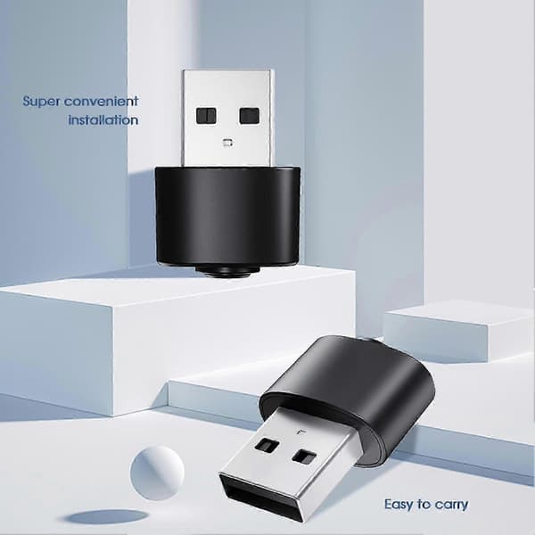 USB-musebeveger med 3 moduser, automatisk tilkobling, minnefunksjon, muse-shaker