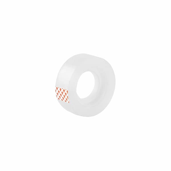 Klar Kontortape - Stærk Vedhæftning - 8 Ruller 18mm x 20m