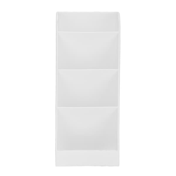 Makeup Børsteholder med 4 Rum, Elegant Kosmetikbørsteholder til Skrivebordsopbevaring