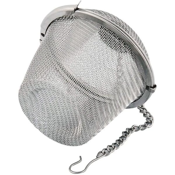 Te-infuser kugle mesh te-kugler si, rustfrit stål mad-infuser