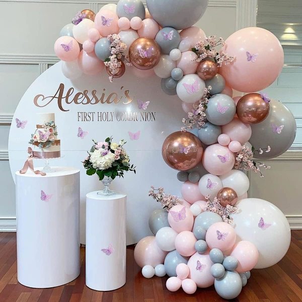 72 kpl perhoskoristeita, 3 kokoa 3 tyyliä, 3D perhosseinäkoriste, perhosjuhlakoristeet, syntymäpäiväkoristeet, perhoset askarteluun 72 Pcs, Lavender