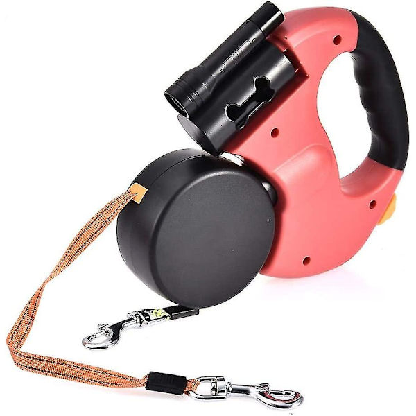 Dobbelt Retraherbar Hundeline Dual Doggie Pet Line Automatisk