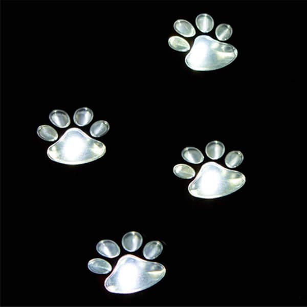 LED-aurinkovalot (4 kpl) tassuvalaisin