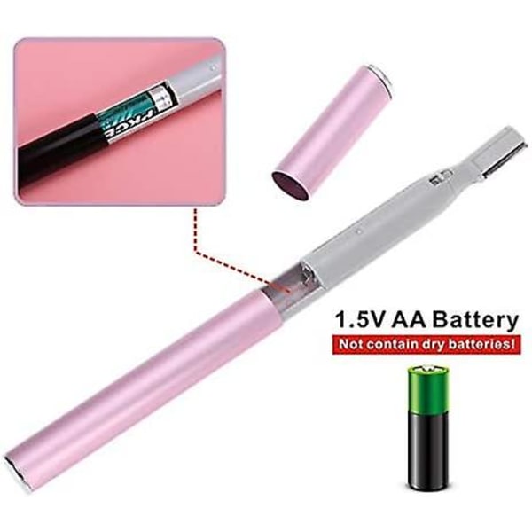 Øjenbrynshår Fjerner Elektrisk Øjenbryns Trimmer Øjenbrynskniv Flawless Ansigtshår Fjerner Kvinder Bærbar Epilator Smertefri Til Bikini Armhule Ben Krop