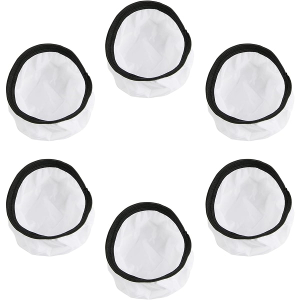 6 stk Standard Reflektor Diffuser Deksel 7\" / 18cm Myk Stoff Diffuser Lys Deksel Reflektor Deksel for Fotografi Video Studio Standard Strobe R White (6 Pcs)
