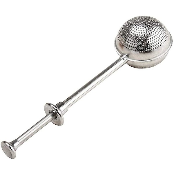 Kugleformet te-infuser i rustfrit stål, si til hjemmet og kontoret