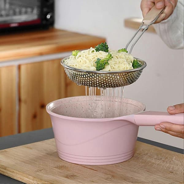 15 cm frityrøse – med trehåndtak – for suppe og matlaging L 1pc
