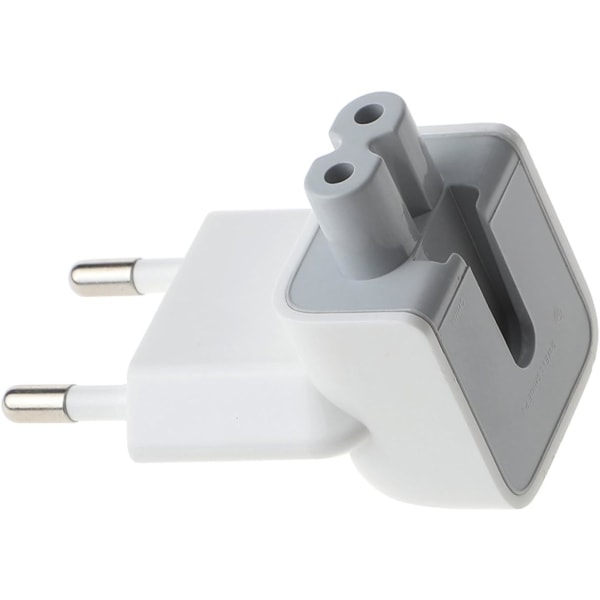 AC-adapter Europa-plugg Reiselader-omformer, reservekontakt for iPod, iPhone, iPad-nettbrett, Macbook AC-strømadapter (EU-plugg) Hvit