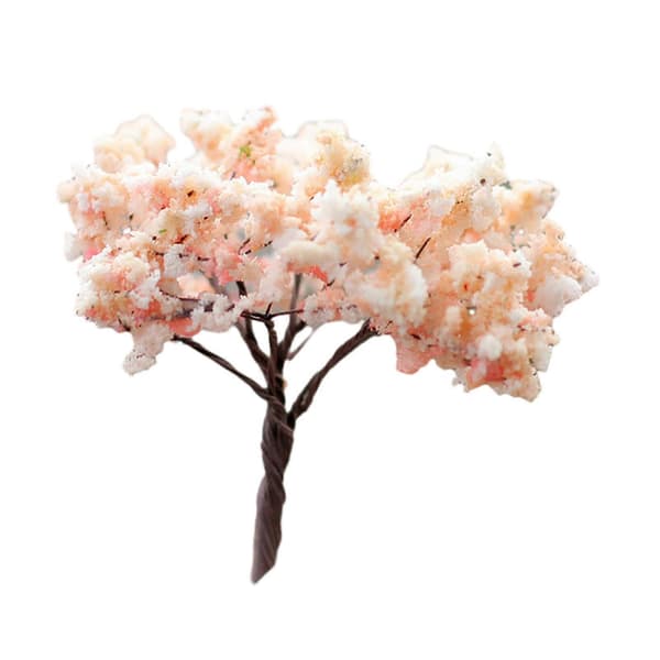 Miniature Blomstrende Træer – Gør-det-selv Mikrolandskab – til Moshave & Sandbord – Jerntråd D