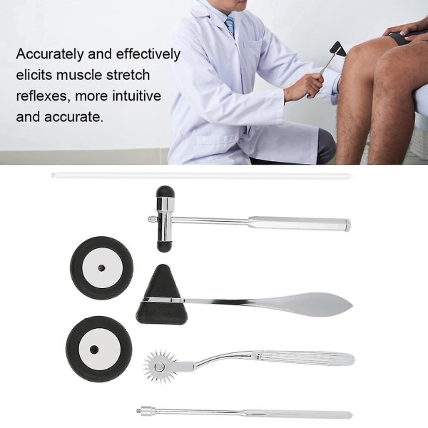 Medisinsk nevrologisk Hammer Muscle Reflex Diagnostisk Hammer Health Care Percussor Kit