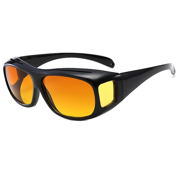 Sort stel, dag- og natlinser - Sportssolbriller til mænd Kvinder Ubrydeligt stel uden til løb Fiskeri Baseballkørsel