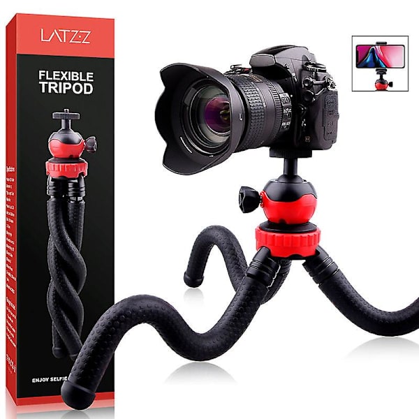 Telefonkamera stativ flexibel bärbar monopod rese selfiepinne med fjärrkontroll