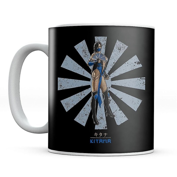 Kitana Retro japanska Mortal Kombat-mugg