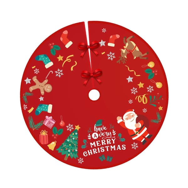 Juletrematte Base Cover Juletrematte Diameter 90cm Varm Ju Style E