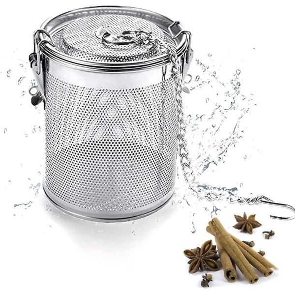 Teinfuser i rustfrit stål, te-filter til krydderier