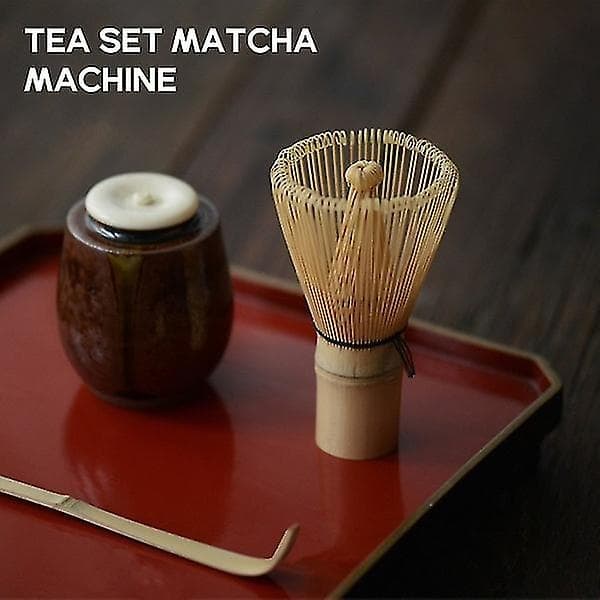 Japanskt Matcha-set (3 delar) - Matcha-visp av bambu, tesked - set