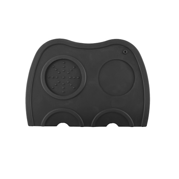 Silikone Espressomåtte, Kaffetampemåtte, Silikone Kaffetampermåtte, Espresso Silikone Måtte Kaffe (1 stk, Sort)