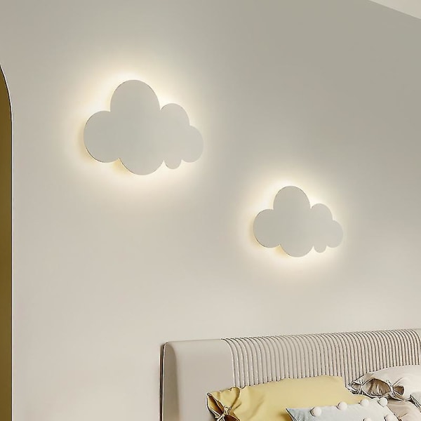 Væglampe - Skylys - Indendørs - Moderne - Akrylskærm med indbygget LED-lys - Små hvide skyer _gift